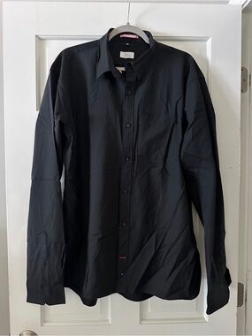 NWOT Apolis Global Citizen 100% Merino Wool Long Sleeve Button Down Shirt XXL